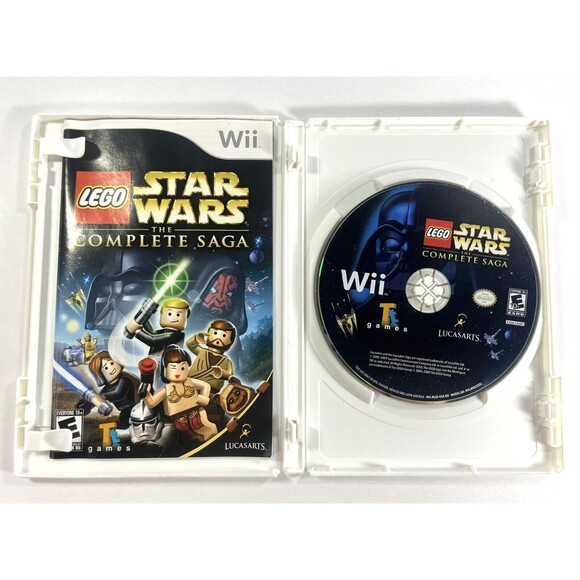 Lego Star Wars: The Complete Saga Nintendo Wii 2007 Complete with Manual Tested - Picture 3 of 9